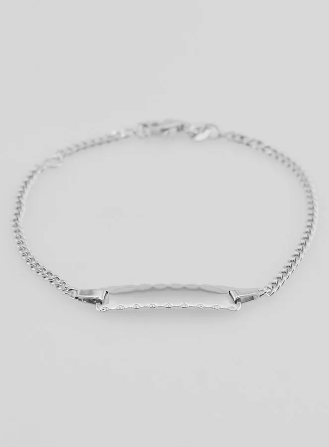 925 Sterling Silver Baby Identity Bracelet - 16cm (pic 4)