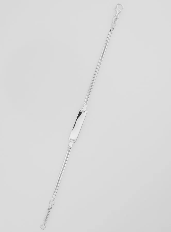Child Christening Bracelet Silver - 16cm (pic 2)