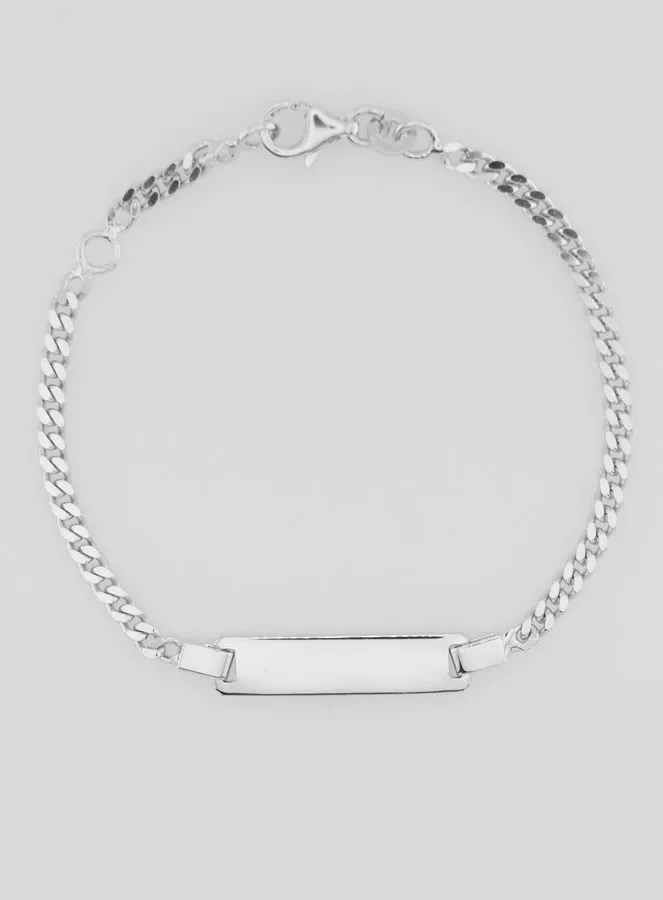 Child Christening Bracelet Silver - 16cm (pic 3)