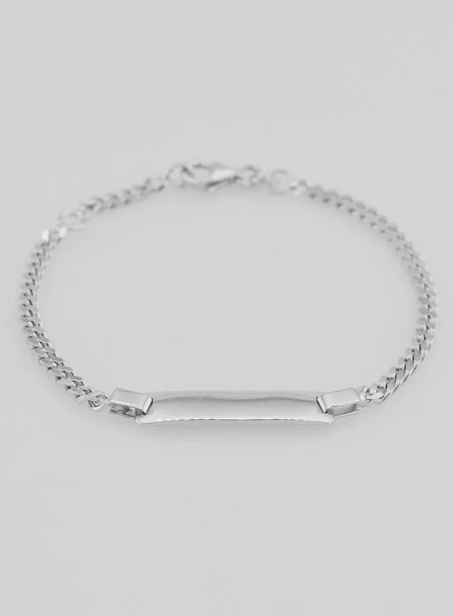 Child Christening Bracelet Silver - 16cm (pic 4)