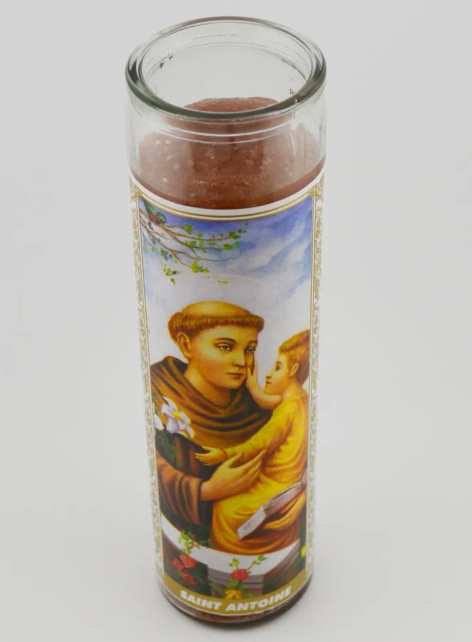 Candle in Glass - Saint Anthony (pic 2)
