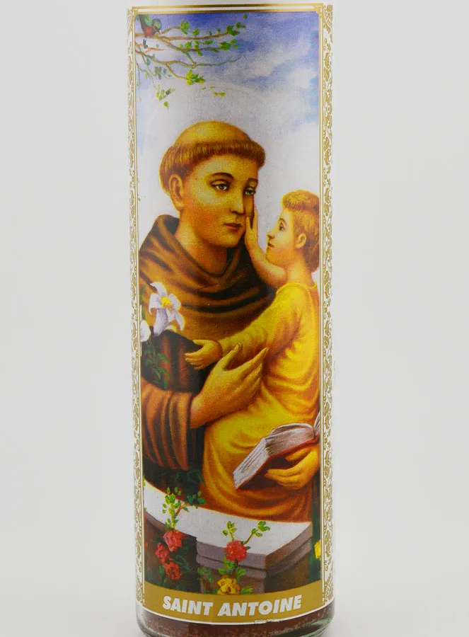 Candle in Glass - Saint Anthony (pic 3)