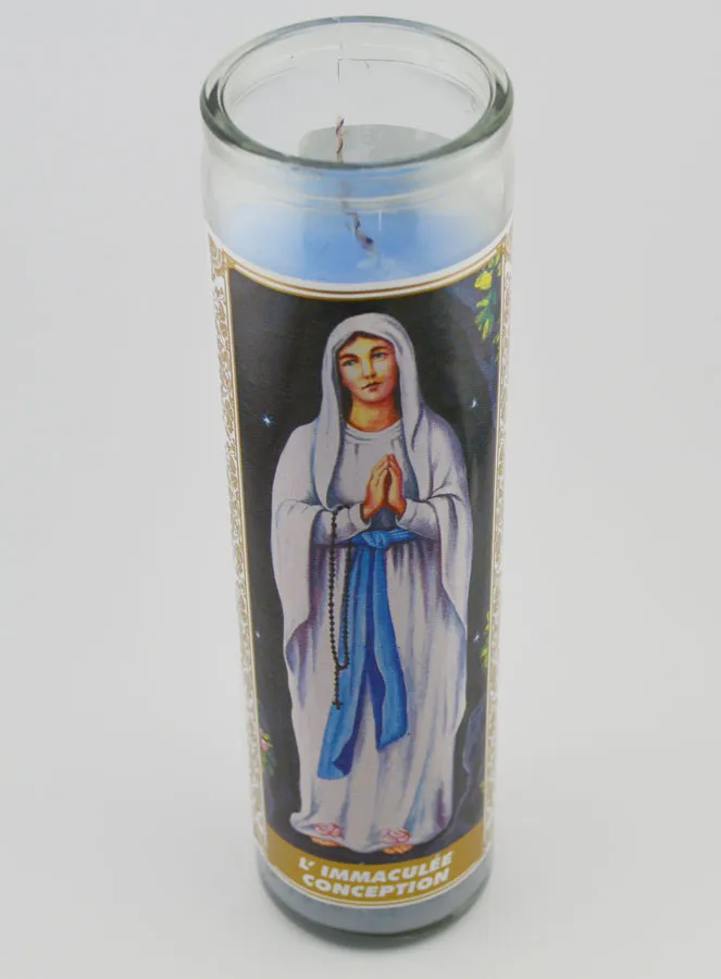Candle in Glass -  Immaculate Conception (pic 2)