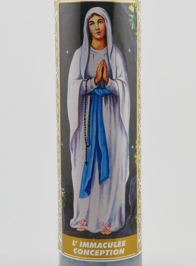 Candle in Glass -  Immaculate Conception (pic 3)