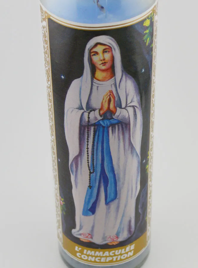 Candle in Glass -  Immaculate Conception (pic 4)