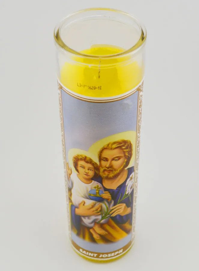 Candle in Glass - Saint Joseph (pic 2)