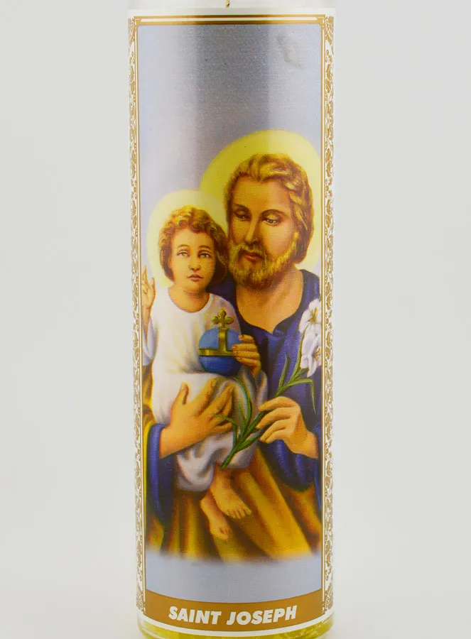 Candle in Glass - Saint Joseph (pic 3)