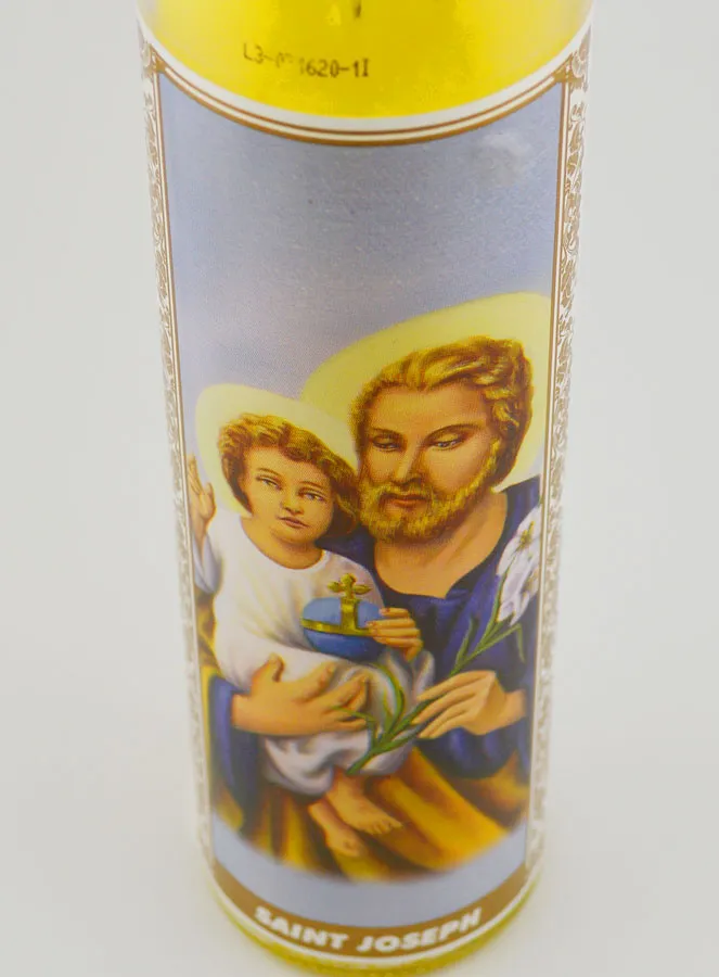 Candle in Glass - Saint Joseph (pic 4)