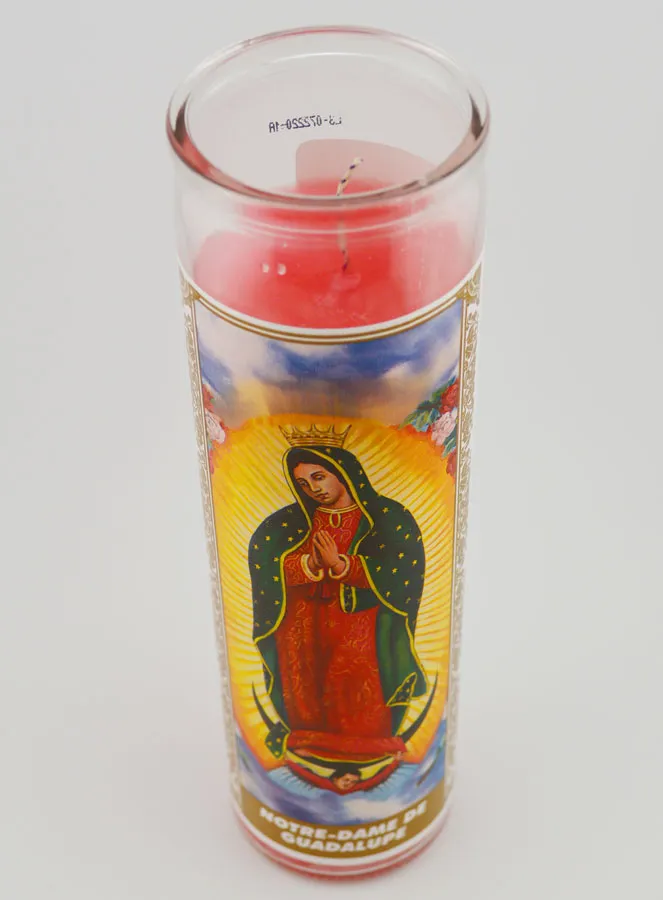 Candle in Glass Jar - Our Lady of Guadalupe (pic 2)
