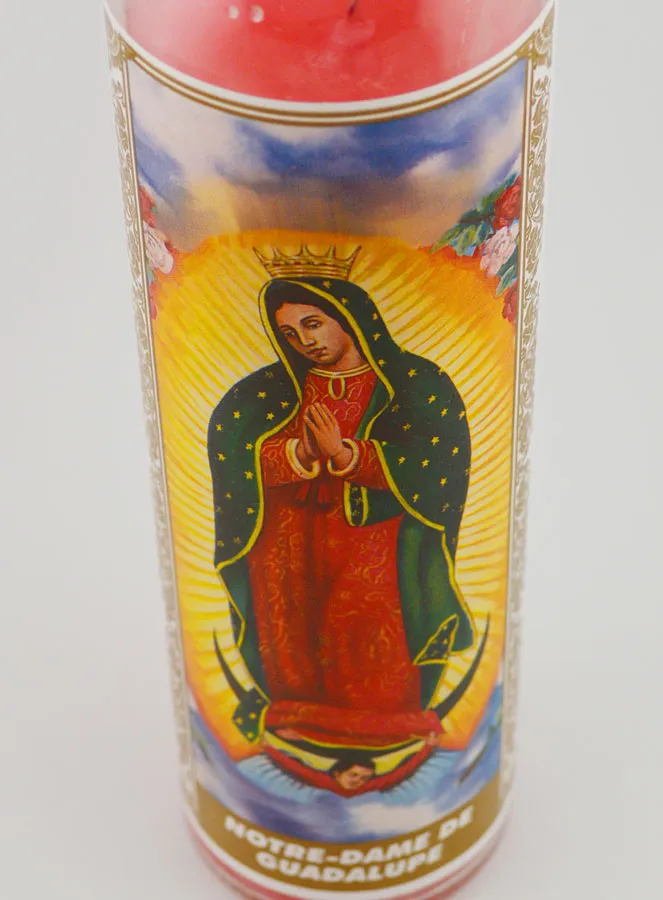 Candle in Glass Jar - Our Lady of Guadalupe (pic 4)
