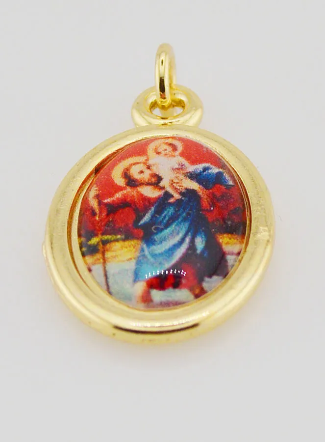Golden Medal of Saint Christopher - 25mm (pic 2)