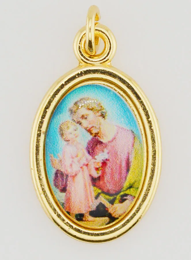 Golden Medal Saint Joseph - 25mm (pic 1)