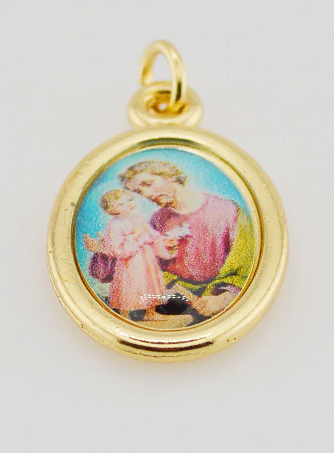 Golden Medal Saint Joseph - 25mm (pic 2)