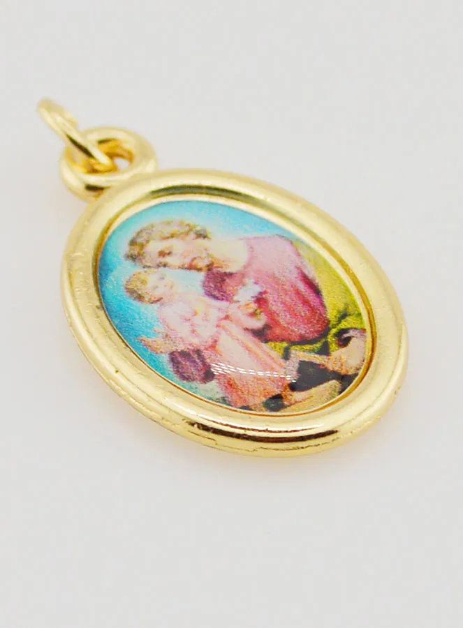 Golden Medal Saint Joseph - 25mm (pic 3)
