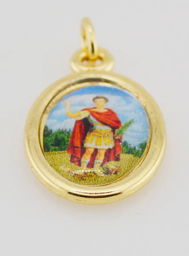 Golden Medal Saint Expedit - 25mm (pic 2)