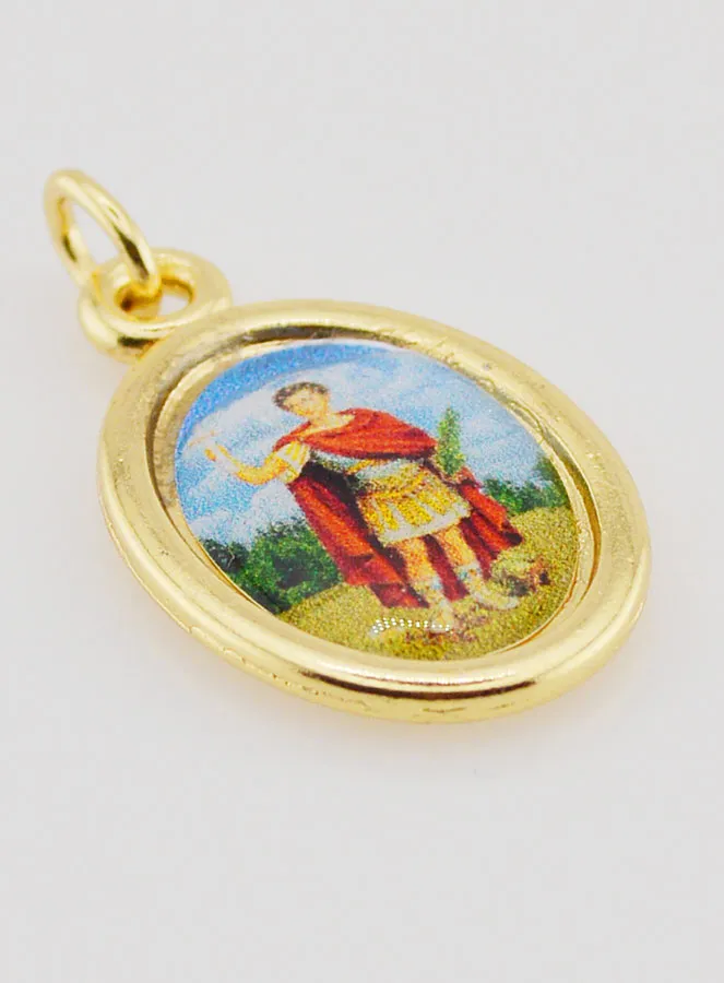 Golden Medal Saint Expedit - 25mm (pic 3)