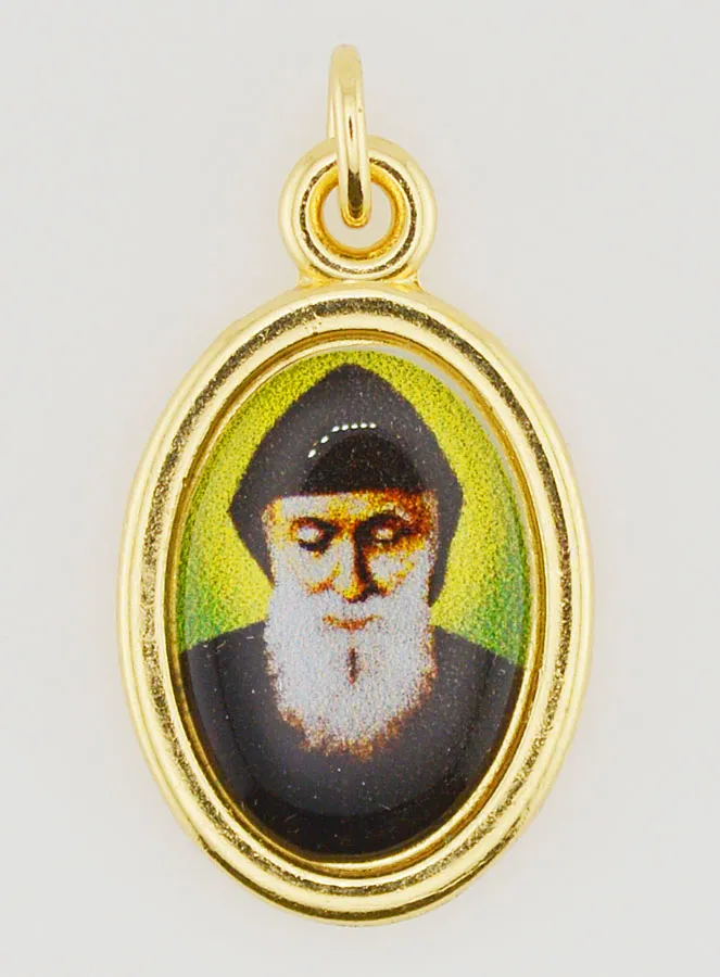 Saint Charbel Golden Medal - 25mm (pic 1)