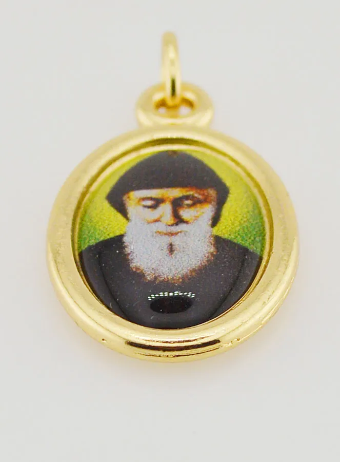 Saint Charbel Golden Medal - 25mm (pic 2)