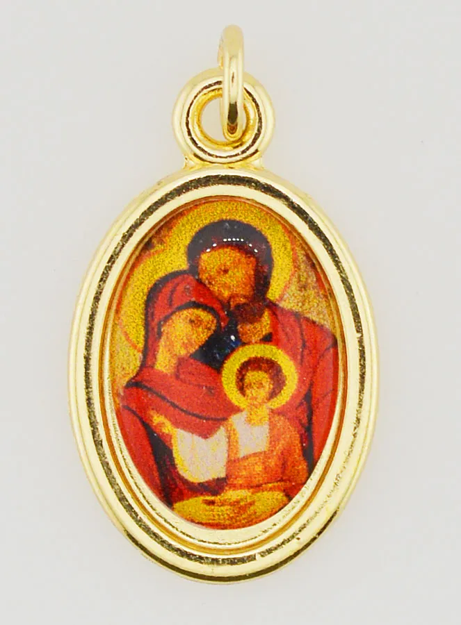 Golden Medal Holy Family - 25mm (pic 1)