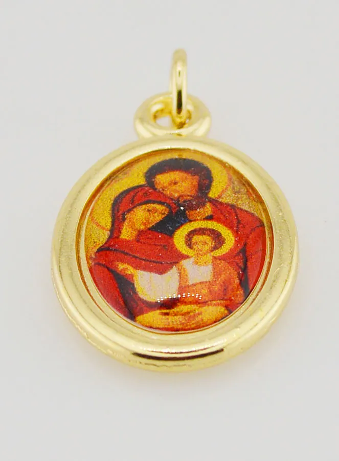 Golden Medal Holy Family - 25mm (pic 2)