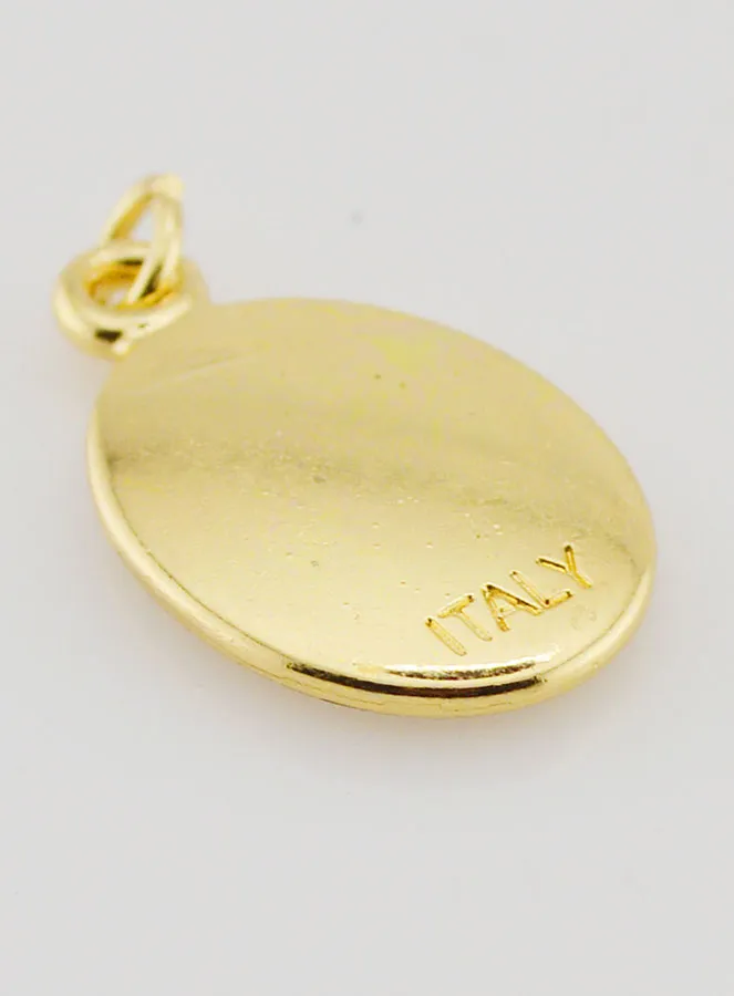 Golden Medal Our Lady of la Salette - 25mm (pic 4)