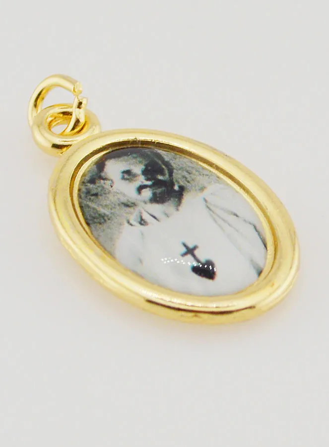 Golden Medal Saint Charles of Foucauld - 25mm (pic 3)