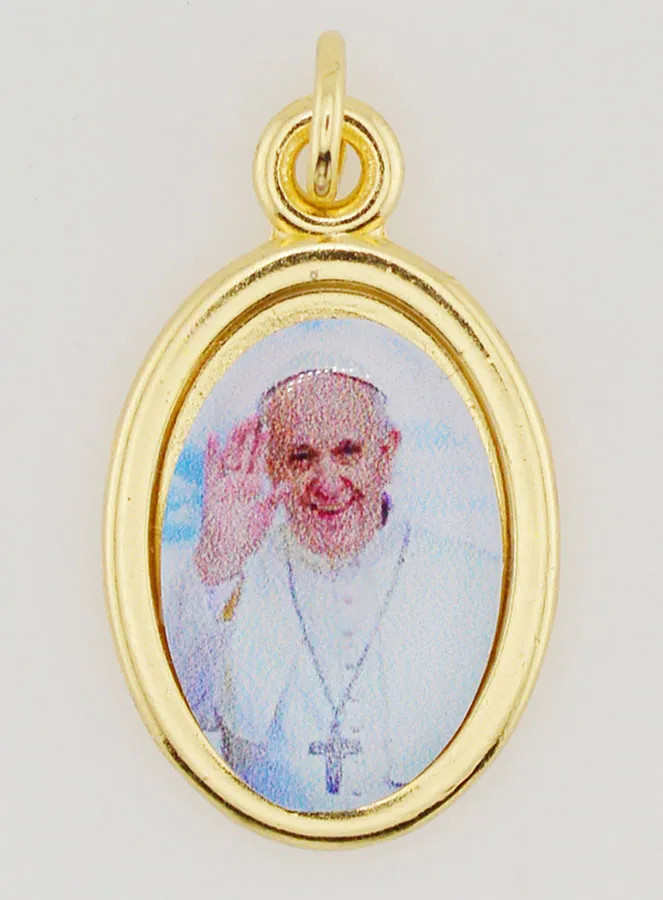 Golden Medal Pope Francis - 25mm (pic 1)
