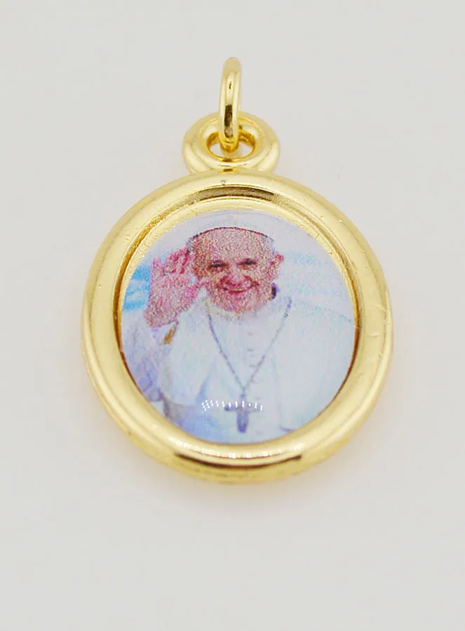 Golden Medal Pope Francis - 25mm (pic 2)