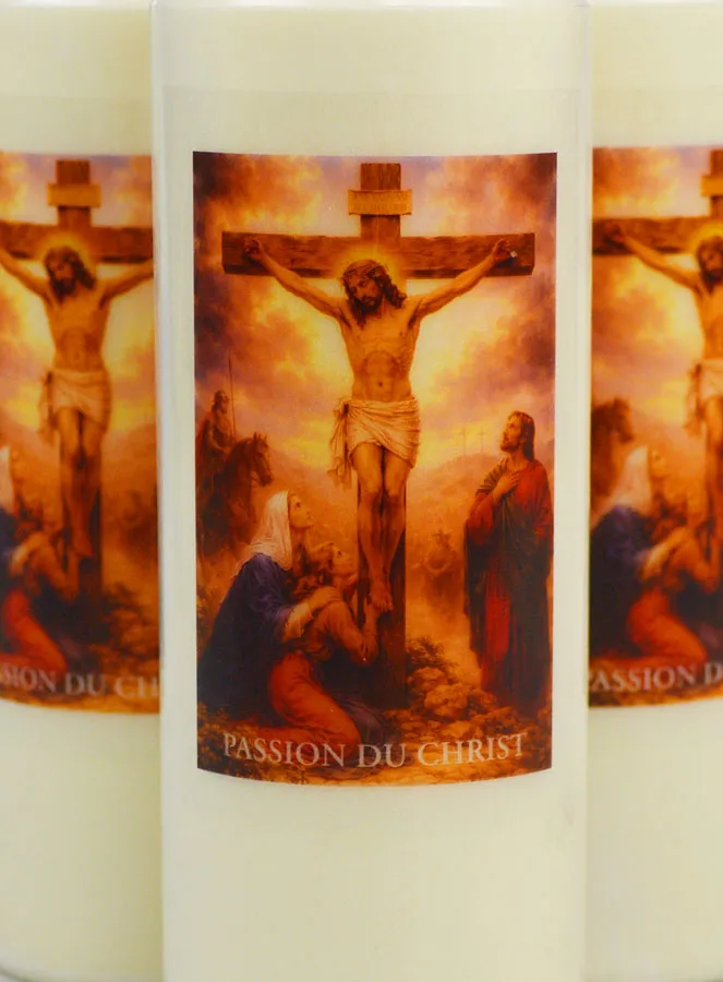 Set of 3 Sanctuary Candles The Passion of Jesus Christ (pic 3)
