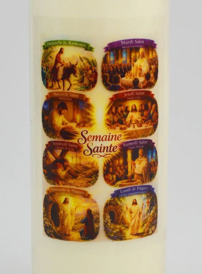 Holy Week Sanctuary Candle (pic 3)