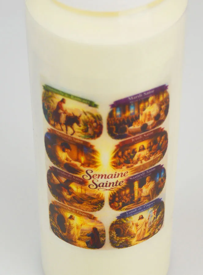 Holy Week Sanctuary Candle (pic 4)