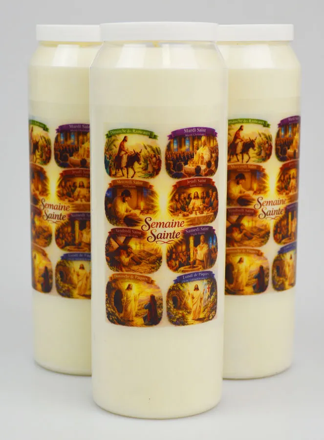 Set 3 Sanctuary Candles Holy Week (pic 1)