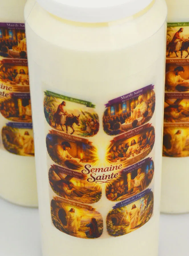 Set 3 Sanctuary Candles Holy Week (pic 4)