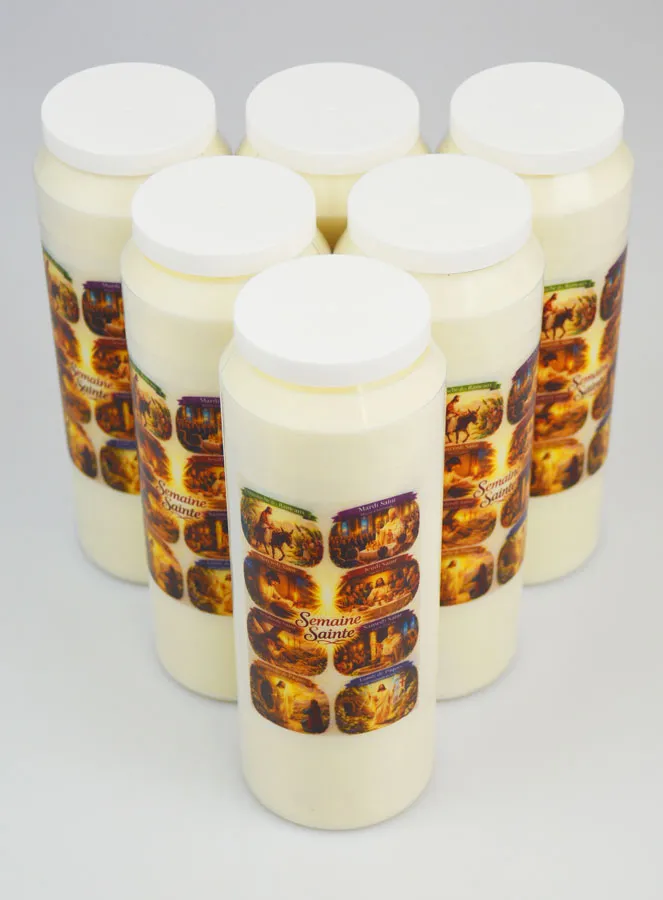 Set 6 Sanctuary Candles Holy Week (pic 2)