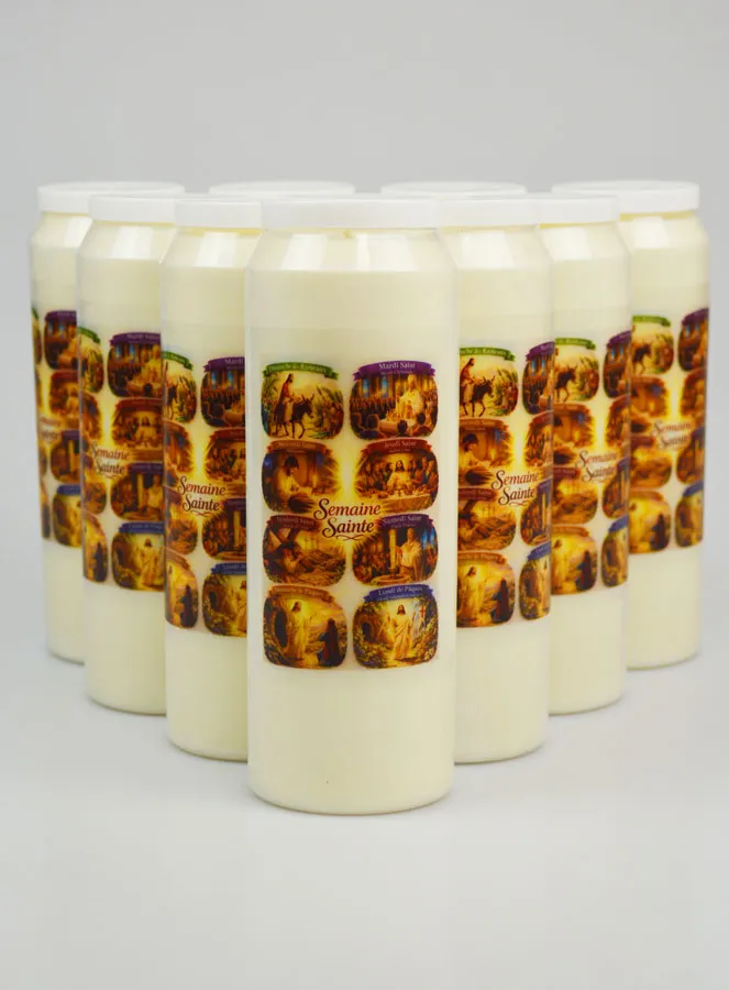 Set 10 Sanctuary Candles Holy Week (pic 1)