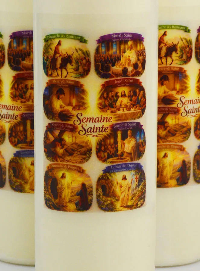 Set 10 Sanctuary Candles Holy Week (pic 3)