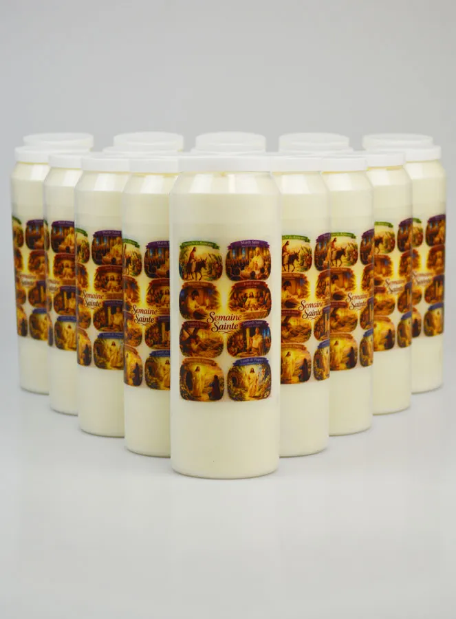 Set 20 Sanctuary Candles Holy Week (pic 1)