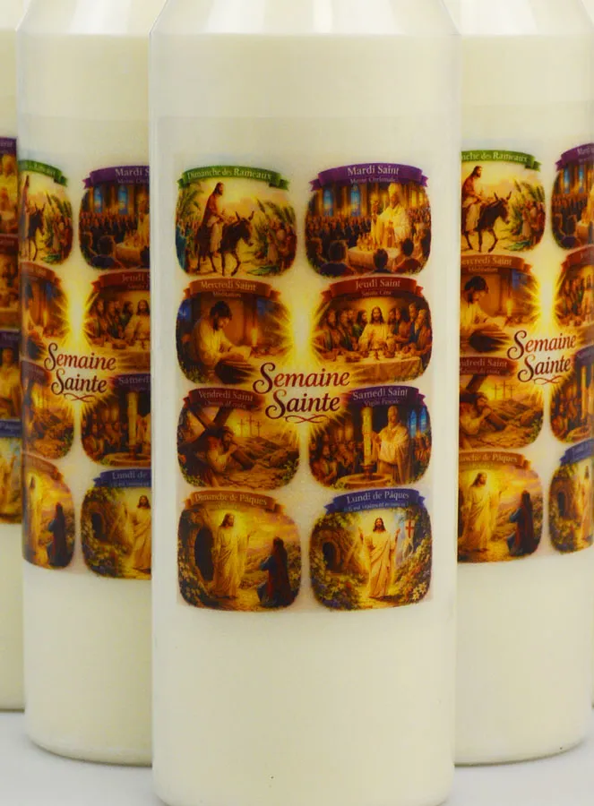 Set 20 Sanctuary Candles Holy Week (pic 3)
