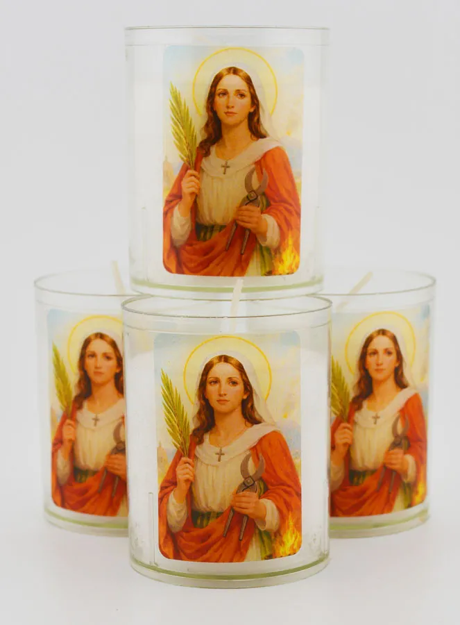 4 Saint Agathe Votive Candles (pic 1)