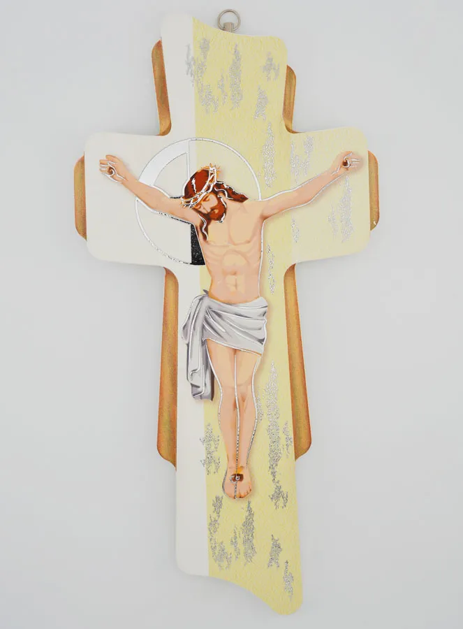 Wooden Hanging Cross - 30cm (pic 1)