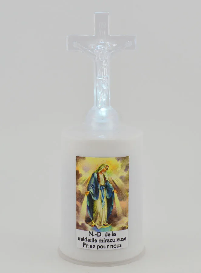 Led Church Candle Miraculous Virgin (pic 1)