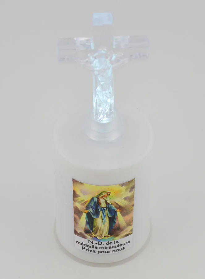 Led Church Candle Miraculous Virgin (pic 2)