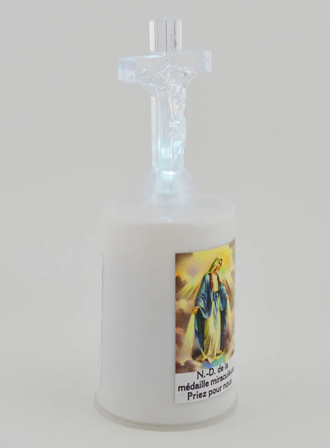 Led Church Candle Miraculous Virgin (pic 4)