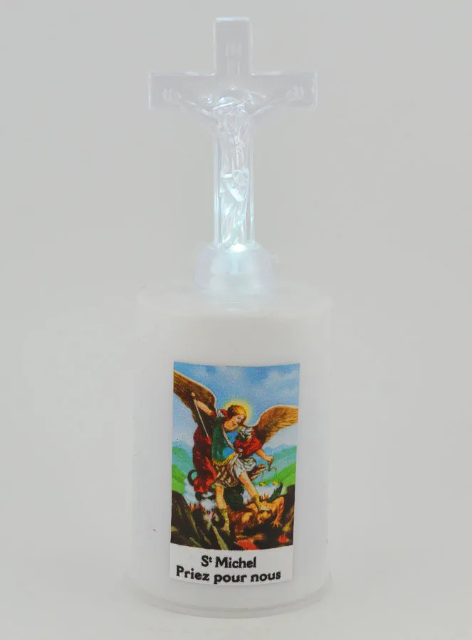 Led Church Candle Saint Michael (pic 1)