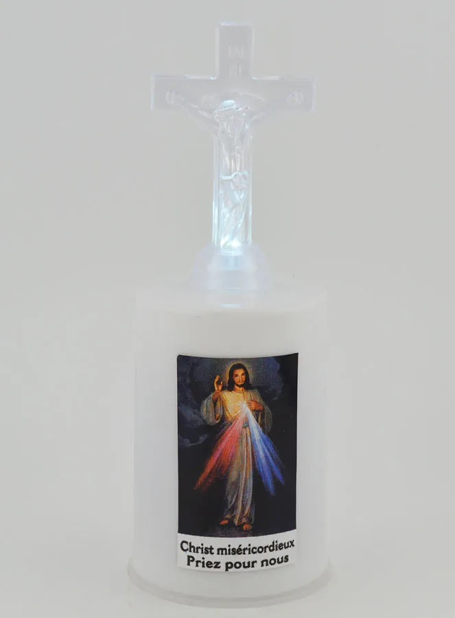 Led Church Candle Merciful Jesus (pic 1)
