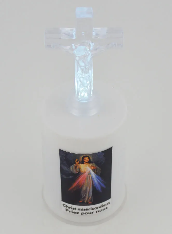 Led Church Candle Merciful Jesus (pic 2)