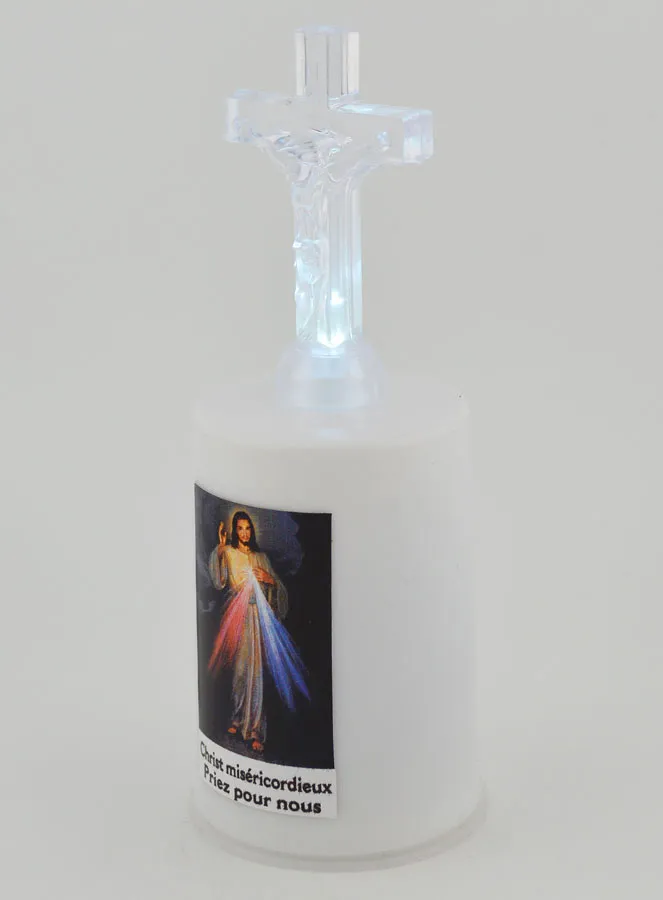 Led Church Candle Merciful Jesus (pic 3)