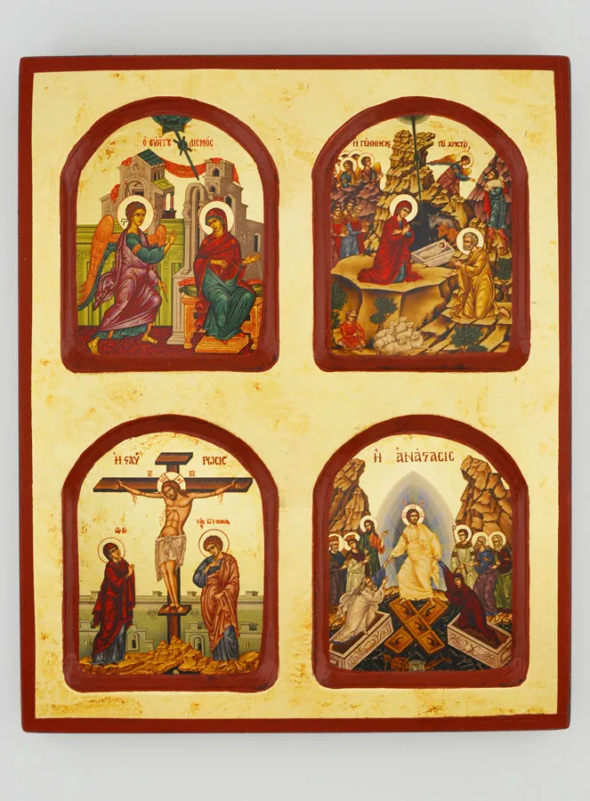 Religious Icon of the Mysteries of the Life of Christ - 22cm (pic 1)