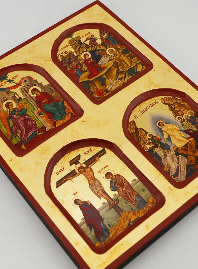Religious Icon of the Mysteries of the Life of Christ - 22cm (pic 3)