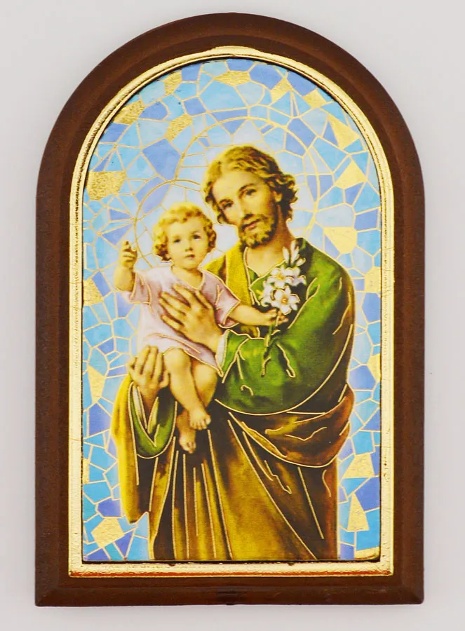 Saint Joseph Icon to Place Down - 10cm (pic 1)